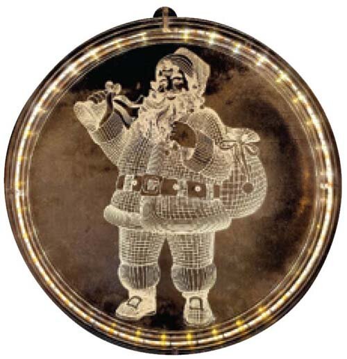 LED Window Santa Light