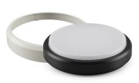 Falcon 9/12/18W LED Round CCT Bulkhead 1590Lm Black/White Trim
