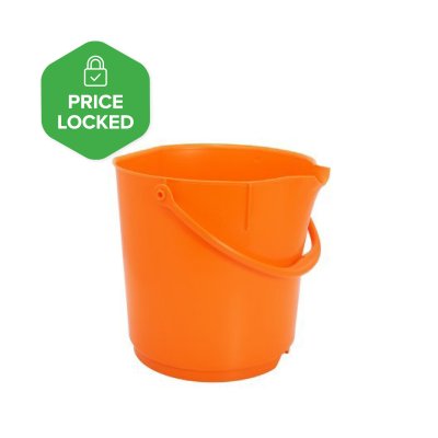 Foodgrade production bucket - 15 ltr, orange