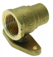 15mm End Feed Gas Straight Backplate