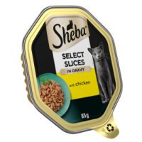Sheba Select Slices Cat Trays with Chicken in Gravy 22x85gm - SOI