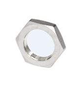 1/4" BSPP Hexagon Lock Nut 150lb 316 ISO 4144