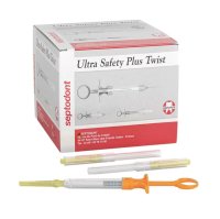 Needles ultra-safety plus twist 27g short 25mm orange x 100