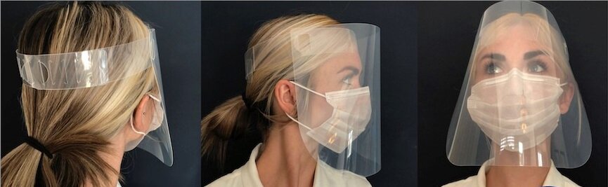 Protective Face Shield One Size (Pack of 10)