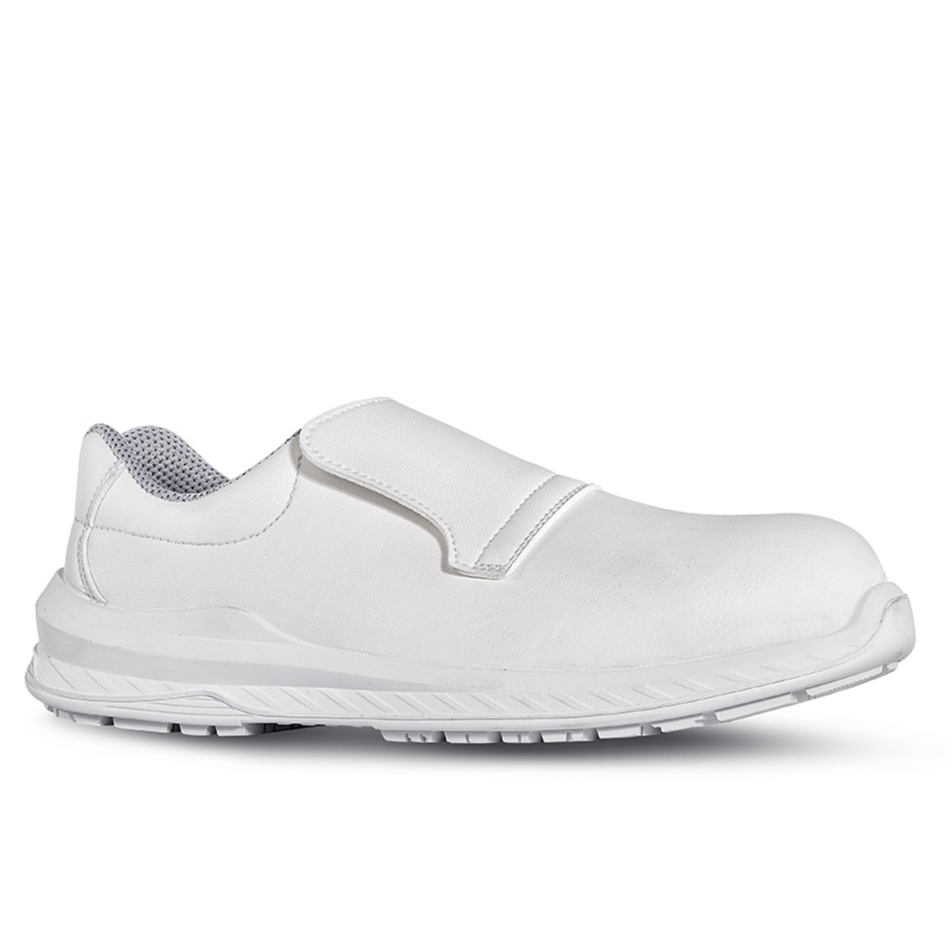 U-Power Madrid Slip on White Shoe, S2 SRC ESD