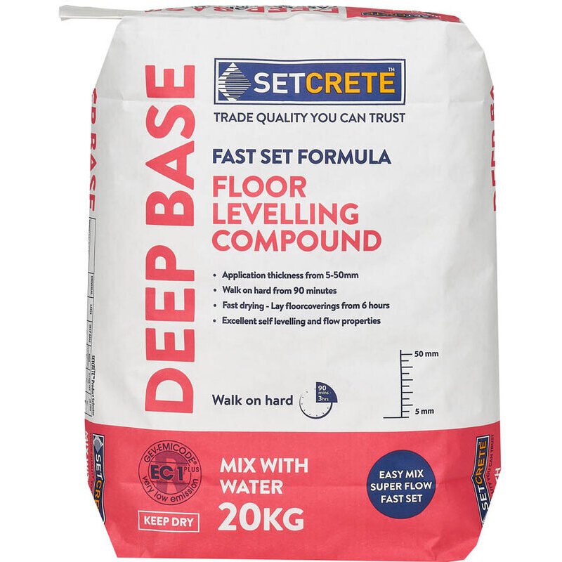 Setcrete Deep Base Floor Levelling Compund 20kg