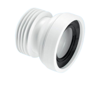 McAlpine 97-107mm Inlet x 110mm Outlet Straight Rigid WC Connector WC-CON1