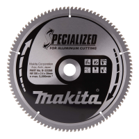 Makita Aluminium Circular Saw Blade, Specialised, T.C.T, 305 x 30 mm, 100T