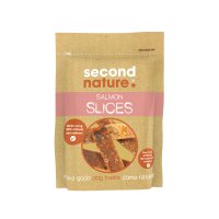 Second Nature Dog Treats Salmon Slices 12x90g