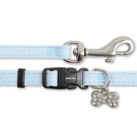 * Ancol Small Bite Deluxe Collar & Lead Set - Blue x 1