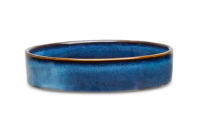 Scruffs Reactive Glaze Pet Saucer - Midnight Blue 3 x 13cm x 1