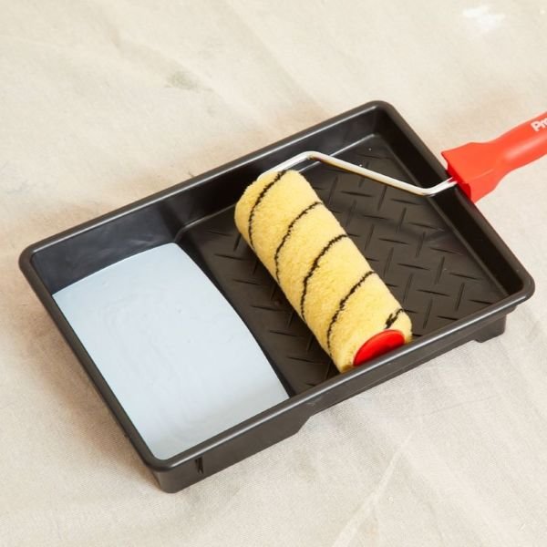 Prodec 4 inch Mini Roller Tray with paint and roller 