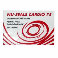 Alliance Pharmaceuticals Nu-Seals Aspirin 75mg - Pack of 56 (ROI ONLY)
