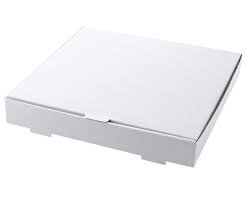 Pizza Box White Cardboard