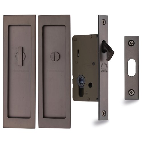 FLUSH PULL PRIVACY MATT BRONZE