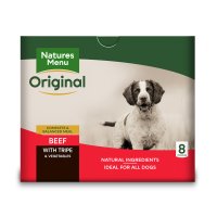 Natures Menu Dog Adult Pouch Beef  Tripe  Vegetables & Rice 8x300g