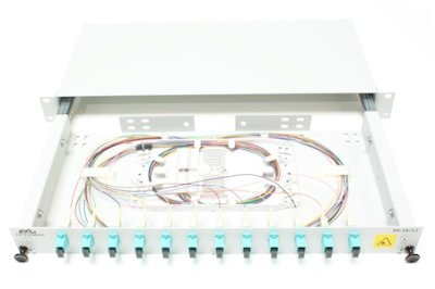 ODF 19" 1U 12xSC/PC (12xSCSX) MM Fully Loaded (OM3)