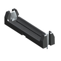 Through hole holder for AAA Batteries