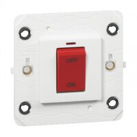 Legrand Arteor 45A Small Cooker Switch with Neon