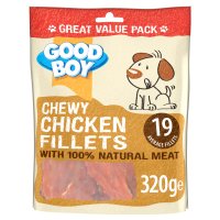 Good Boy Pawsley & Co. Dog Treats - Chicken Fillets 320g x 3