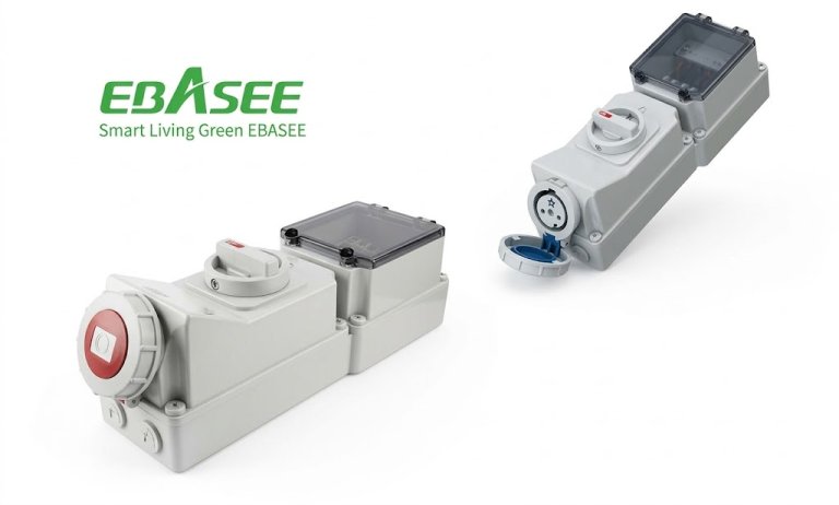 Vertical Interlocked Socket Outlets with Din Rail