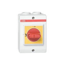 ABB 45A 3P Rotary Isolator Red/Yellow OTP45BA3M