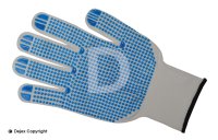 COTTON PVC DOT COATED WORK GLOVES - SIZE 10