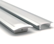 Aluminium Profile Recessed 2mt C/W Cover