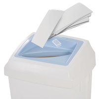 50ltr Atlas Bin with Blue Paper Lid