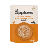 Applaws Cat Pouch Chicken & Liver in Jelly 70g x 16
