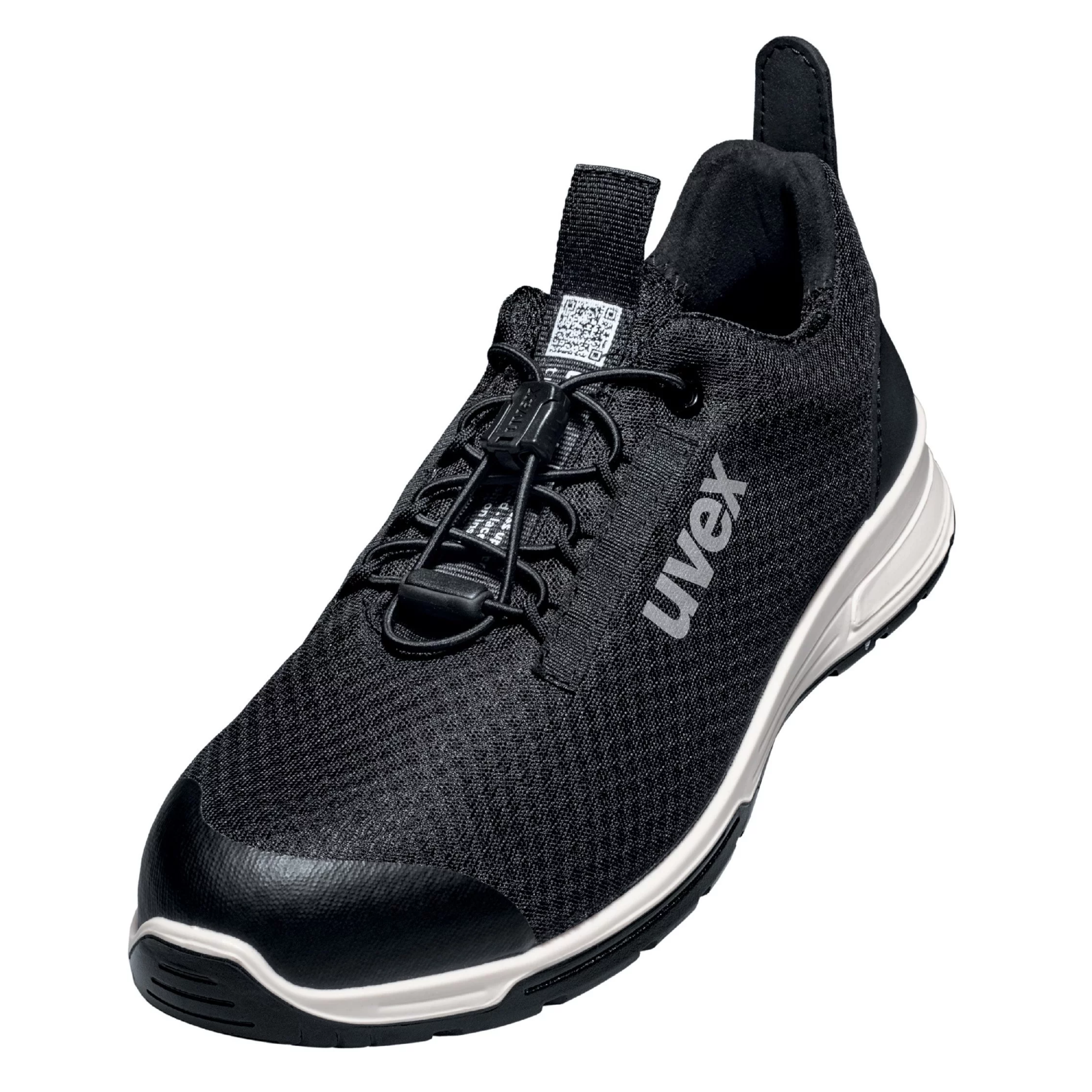 Uvex 1 Trainers with Composite Toe Cap, Black, S1 P SRC