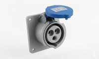 Ebasee CEE IP44 Panel Mounted Socket 3X63A 230V Blue