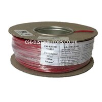 Tri Rated Flexible Panel Cable - 1mm2 Red / TRI-1-RED