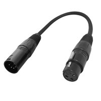 LEDJ DMX Adaptor 5-Pin Male XLR - 3-Pin Female XLR