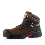 Buckbootz NKZ102BRN Nubuckz Dealer Boot, Brown Size 10