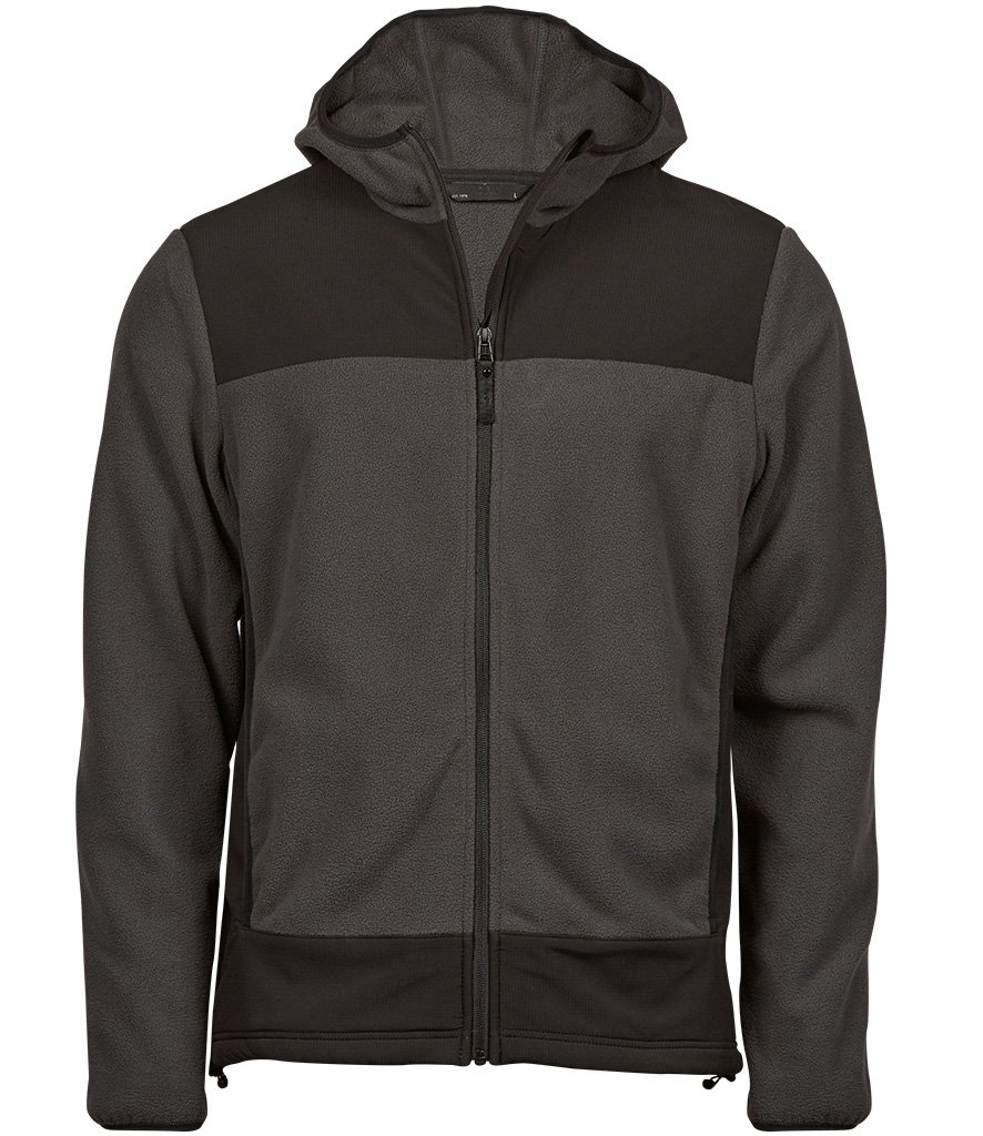 TEE JAYS MOUNTAIN HOODED FLEECE JACKET