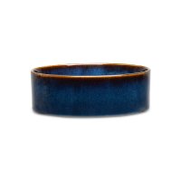 Scruffs Reactive Glaze Food Bowl - Midnight Blue 5 x 13cm x 1
