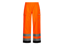 Lyngsoe FOX 6052 Waterproof Breathable Rain Trousers Orange/Black