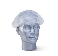 White Disposable Mob Caps (Case of 1000)