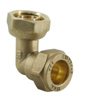 H&B COMPRESSION 15mm x 1/2" H403SF BENT TAP CONNECTOR
