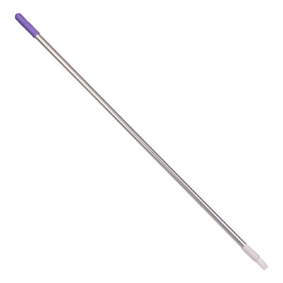 Handle - standard aluminium, threaded, 1300mm, purple