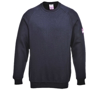 FR12 MODAFLAME Flame Retardant Anti Static Sweat Shirt Navy
