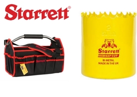 holesaws, electrician tool bag