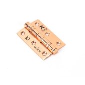 46525 - Polished Bronze 3 Inch Ball Bearing Butt Hinge (Pair) SS