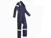 Sioen 007V FR AS Coverall C/W Refl Strips Navy