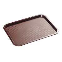 *Everyday Service* Fast Food Tray, Small Brown - 14x10" Carton of 25