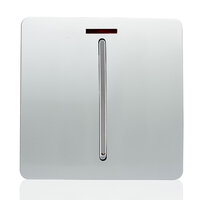 TRENDI 45AMP SWITCH WITH NEON SILVER