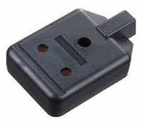 15 AMP PERMA PLUG TRAILING SOCKET BLACK