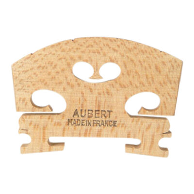Aubert violin bridge fitted, figured