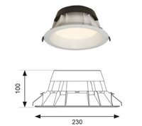 ANSELL COMFORT 3 HIGH PERFORMANCE CCT 30W LED IP44
